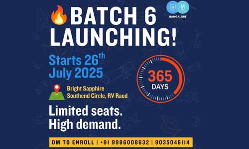 Advanced Plus REGULAR BATCH 6 Bangalore - 2025